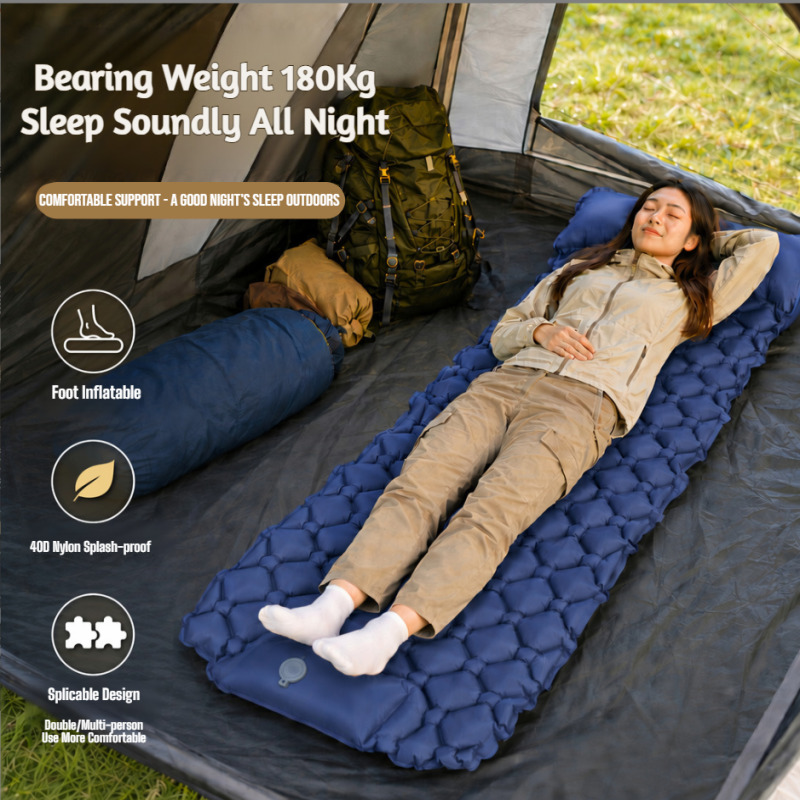 Outdoor Camping Rugs - Samopompująca się mata do spania na