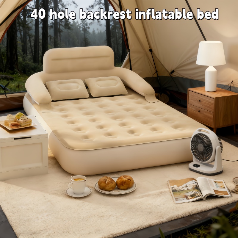 Bed Outdoor Camping - Nadmuchiwane łóżko kempingowe dla dwóch osób,