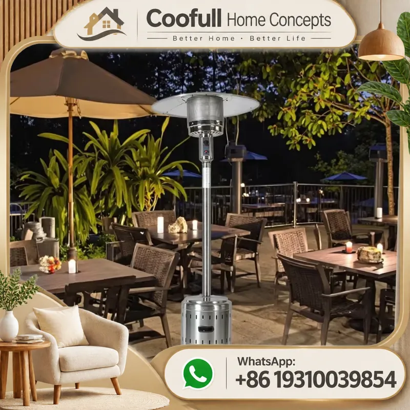 Outdoor Camping Usa - Grzejnik gazowy ze stali nierdzewnej w
