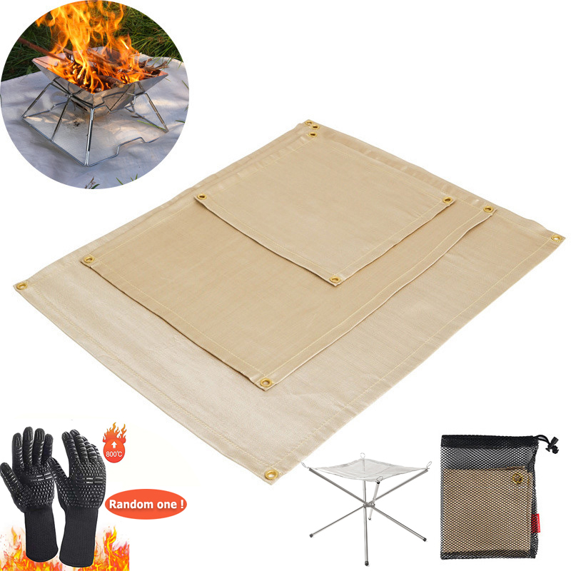 Outdoor Camping Rugs - Ognioodporna mata na kemping, piknik, grill,