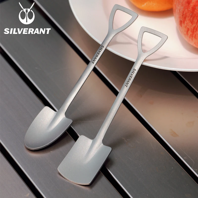 Outdoor Camping Dining Set - EDC Titanium przenośna w kształcie łopaty