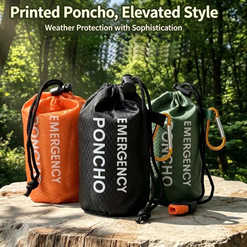 Przenośny zestaw awaryjny: wod – Camping Rain Poncho recenzja i cena