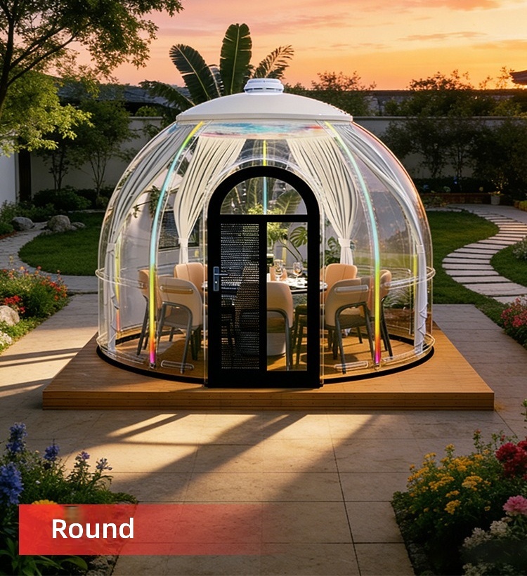 Przezroczysty Dmuchany Dome Ho – Outdoor Camping Exhibition recenzja i cena
