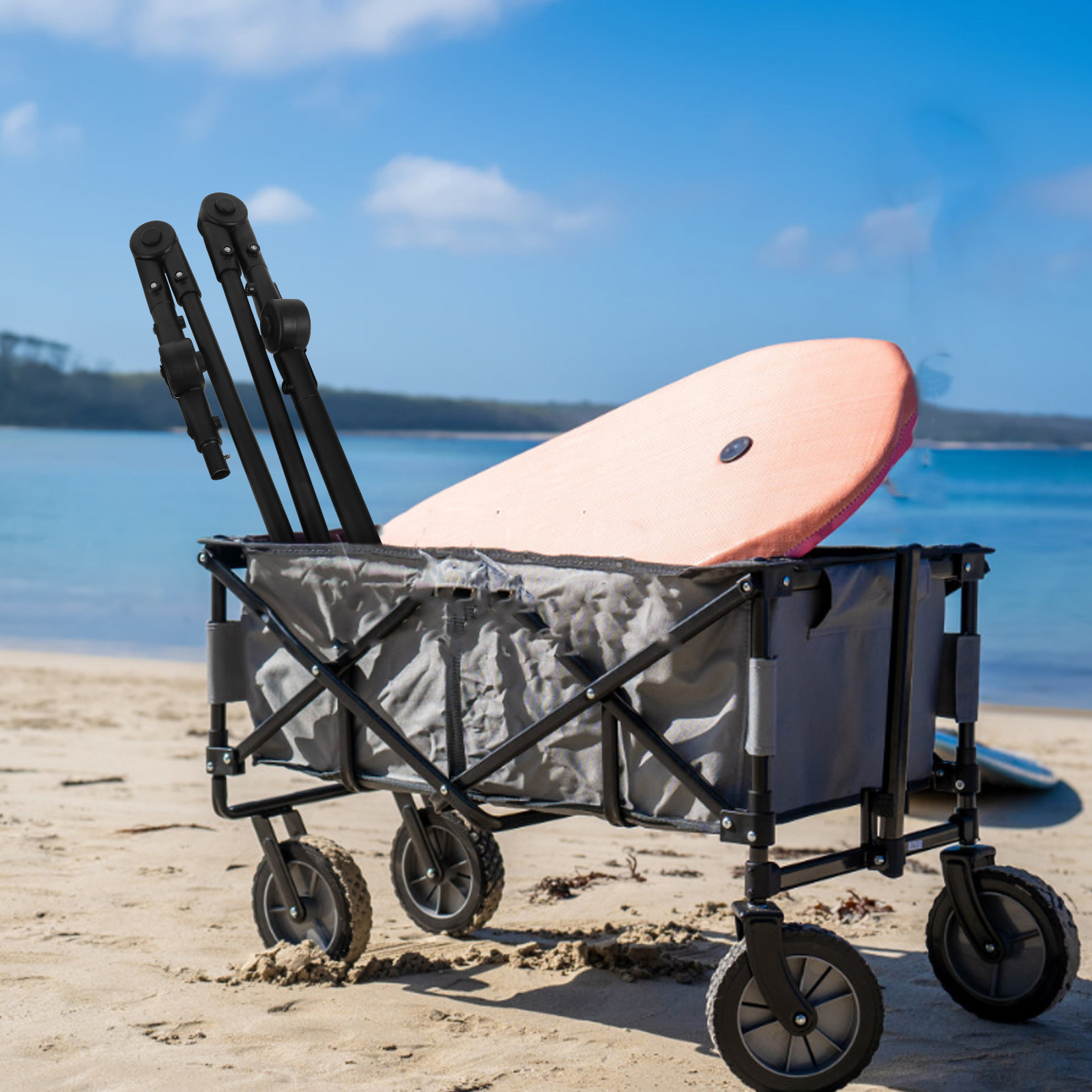 Składany wózek z uchwytem do p – Outdoor Camping Trolley recenzja i cena