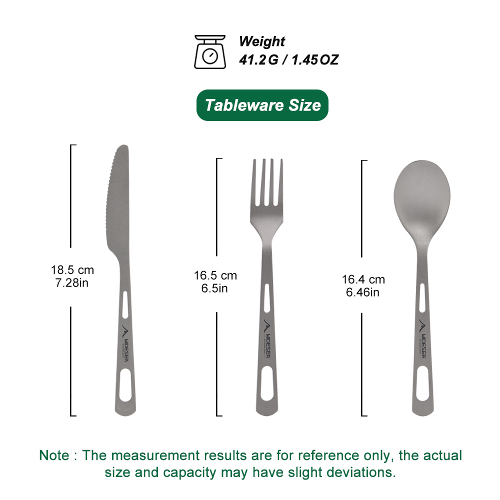 Zestaw kempingowy Widesea: łyż – Outdoor Camping Dining Set recenzja i cena