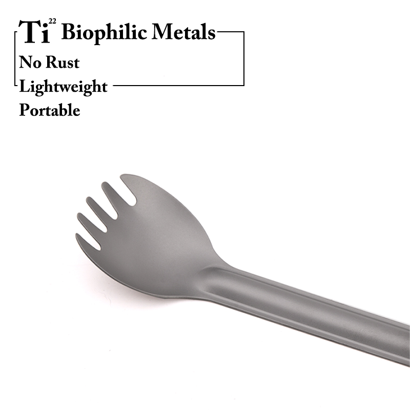 TiTo Titanium Spork Spoon Long – Outdoor Camping Dining Set recenzja i cena