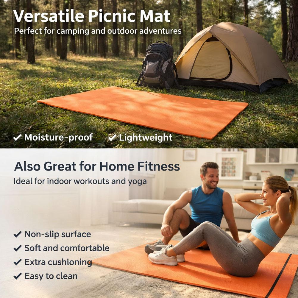 Antypoślizgowa mata do jogi z  – Outdoor Camping Rugs recenzja i cena