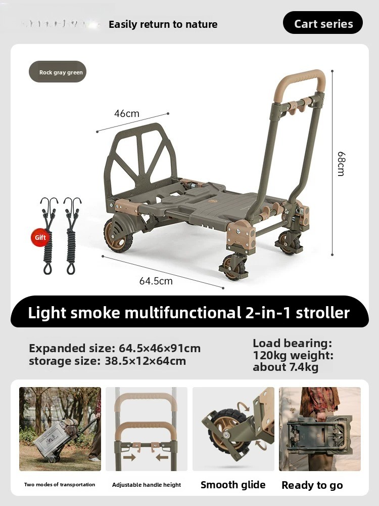 Wózek składany 2w1 Naturehike, – Outdoor Camping Trolley recenzja i cena