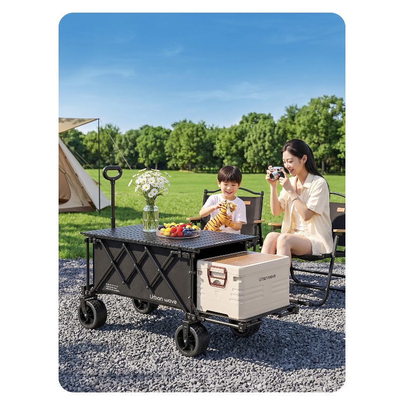 Składany wózek kempingowy, prz – Outdoor Camping Trolley recenzja i cena