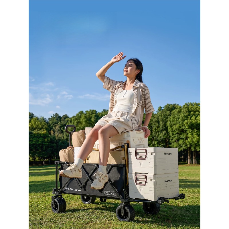 Składany wózek kempingowy, prz – Outdoor Camping Trolley recenzja i cena