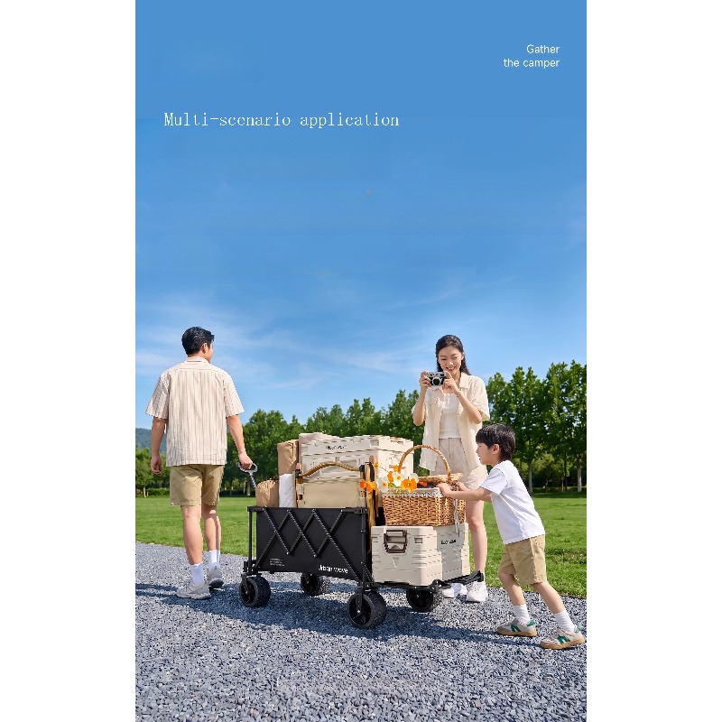 Składany wózek kempingowy, prz – Outdoor Camping Trolley recenzja i cena