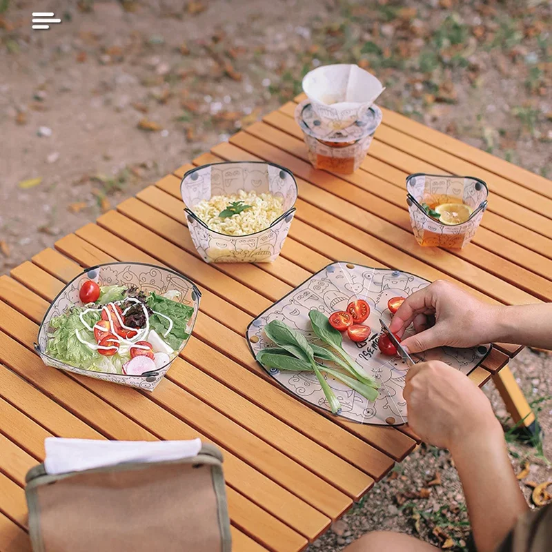 Zewnętrzna lekka składana zast – Outdoor Camping Dining Set recenzja i cena
