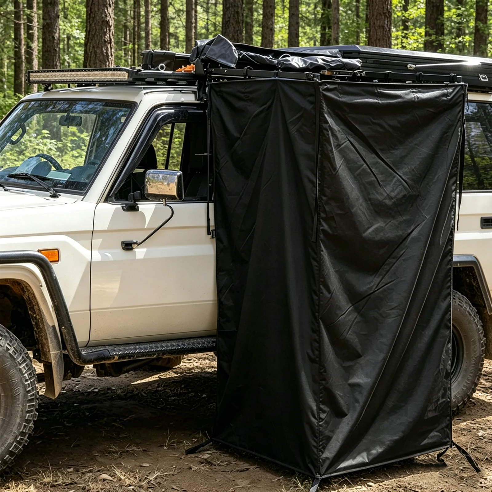 Namiot prysznicowy do samochod – Outdoor Camping Van Tent recenzja i cena
