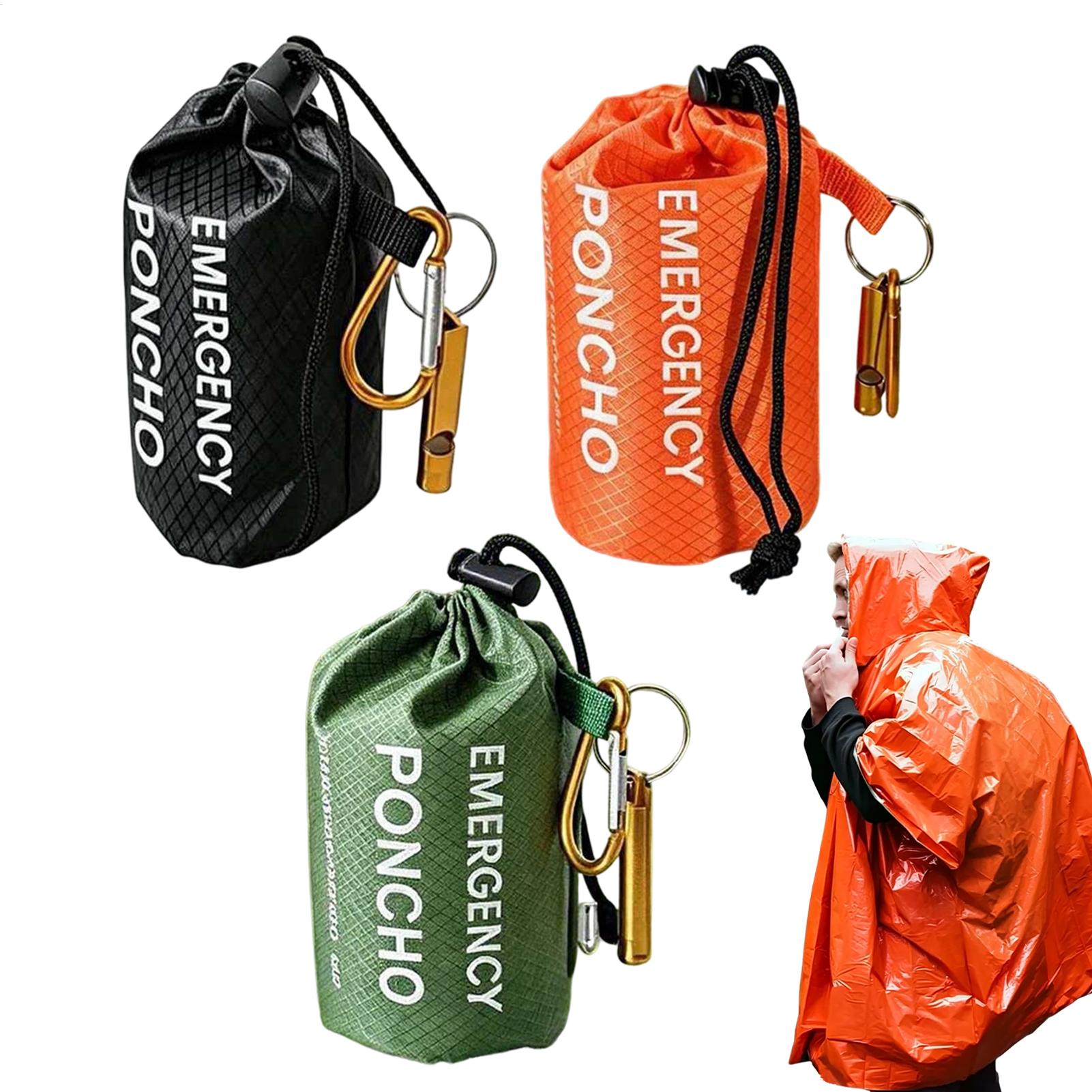 3 sztuki: kurtka przeciwdeszcz – Camping Rain Poncho recenzja i cena