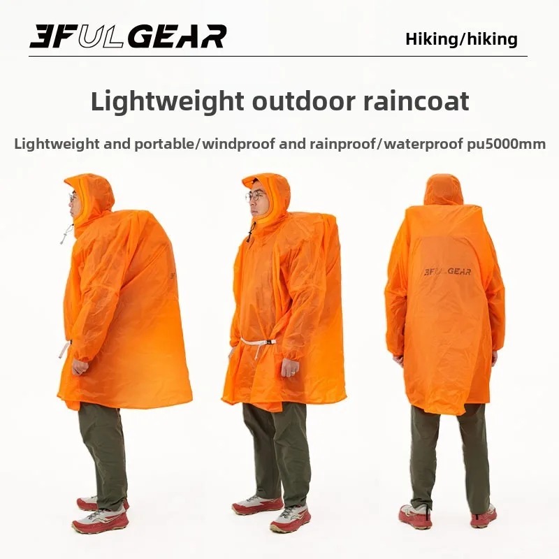 Ultralekka peleryna przeciwdes – Camping Rain Poncho recenzja i cena