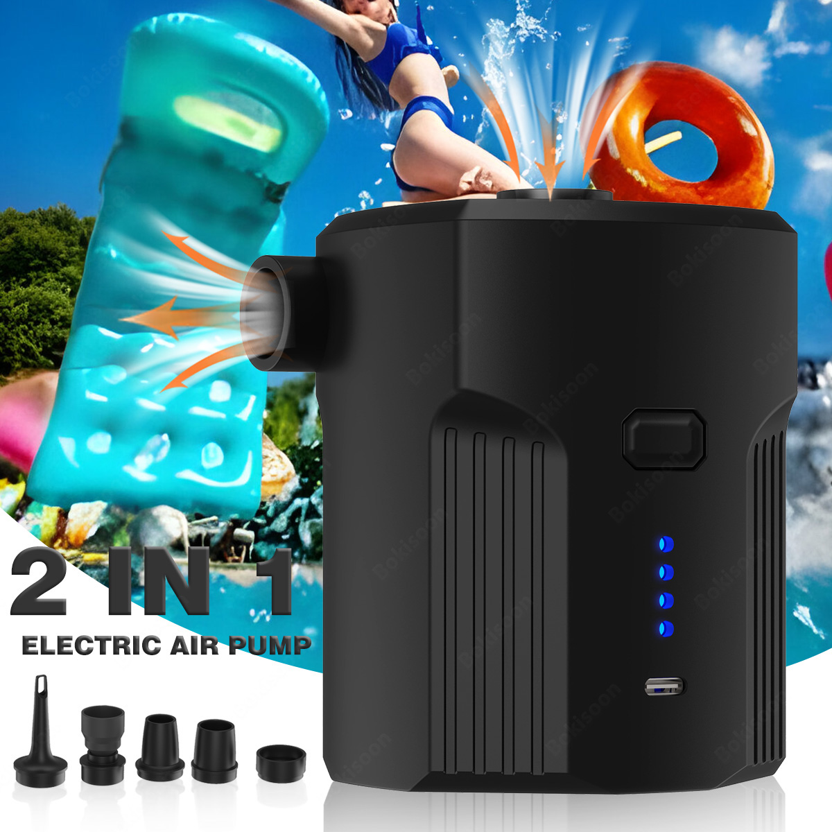 Przenośna elektryczna pompka d – Bed Outdoor Camping recenzja i cena