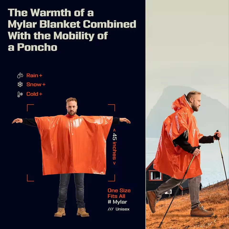 1 szt./2 szt. Poncho przeciwde – Camping Rain Poncho recenzja i cena