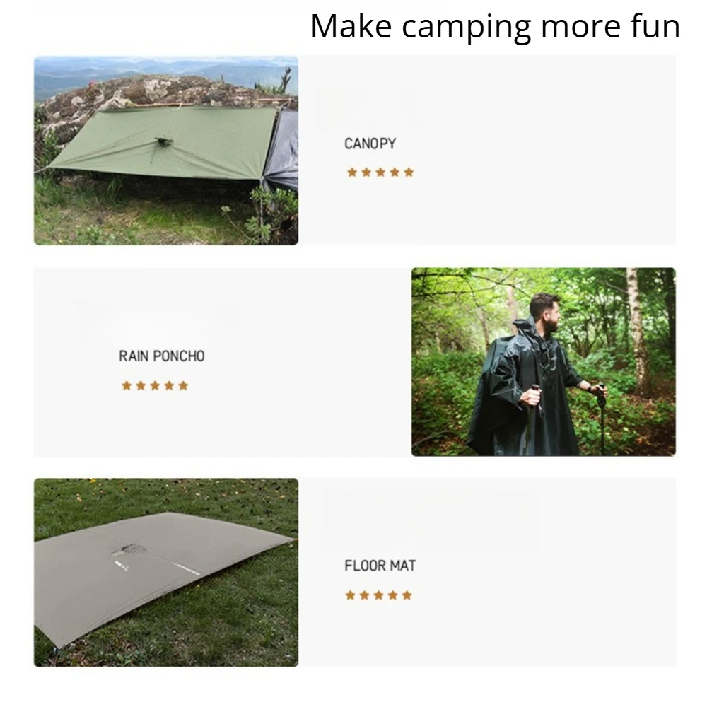 2026 Ponczo przeciwdeszczowe z – Camping Rain Poncho recenzja i cena