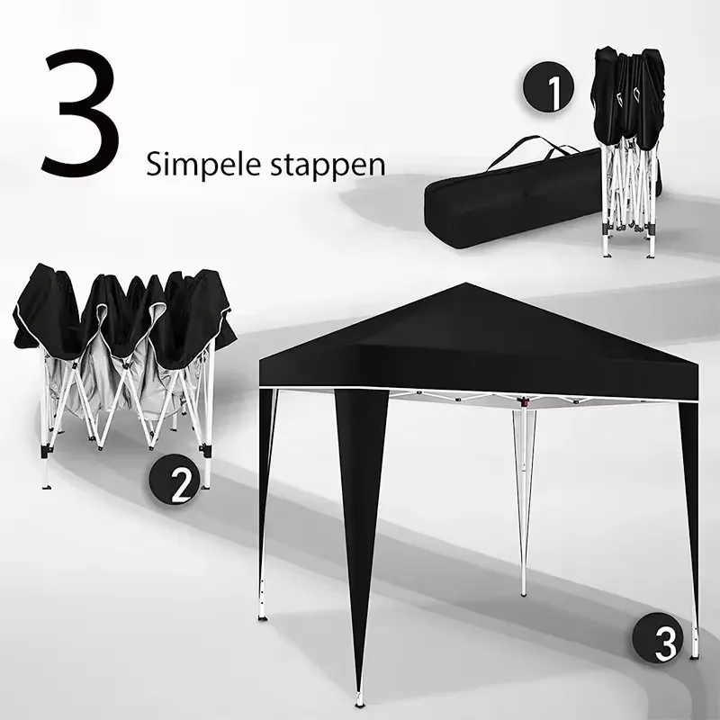 Składany namiot 300x300x220cm, – Outdoor Camping Exhibition recenzja i cena