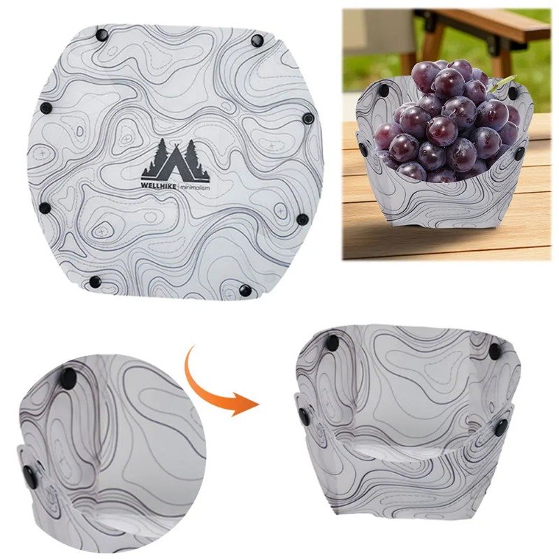 Składana zastawa stołowa na ke – Outdoor Camping Dining Set recenzja i cena