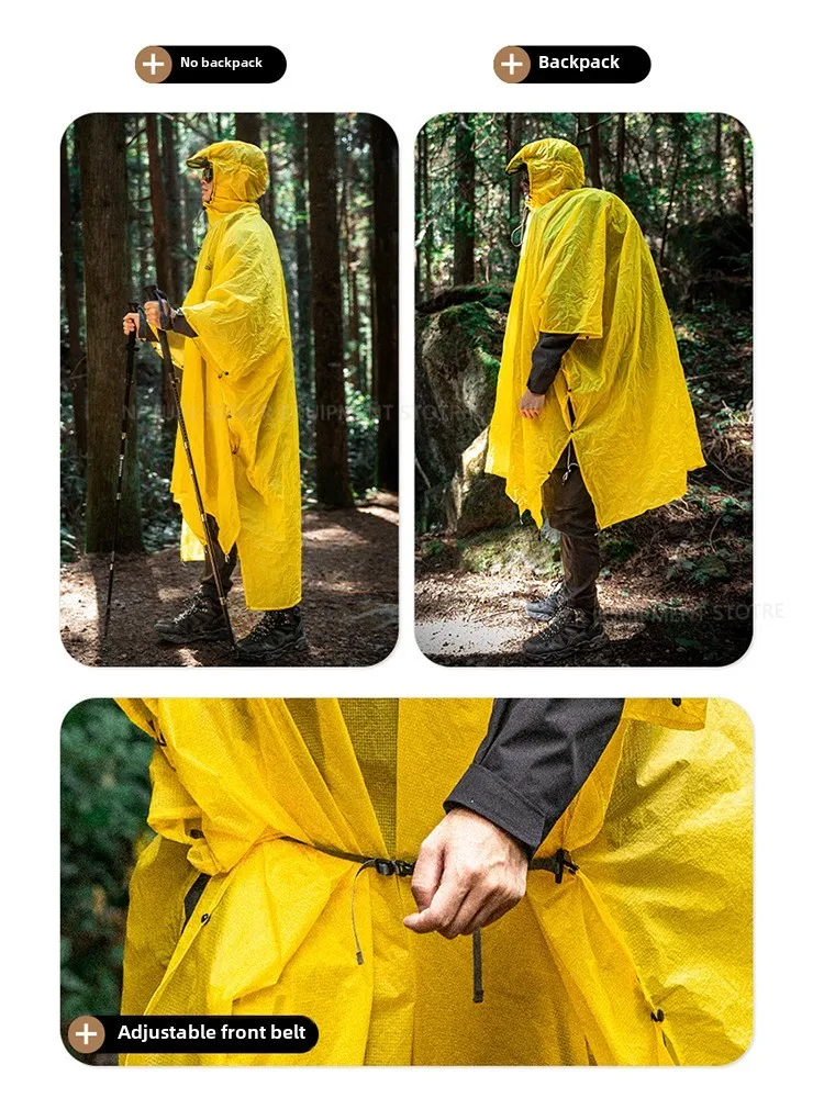 15D/210T płaszcz przeciwdeszcz – Camping Rain Poncho recenzja i cena
